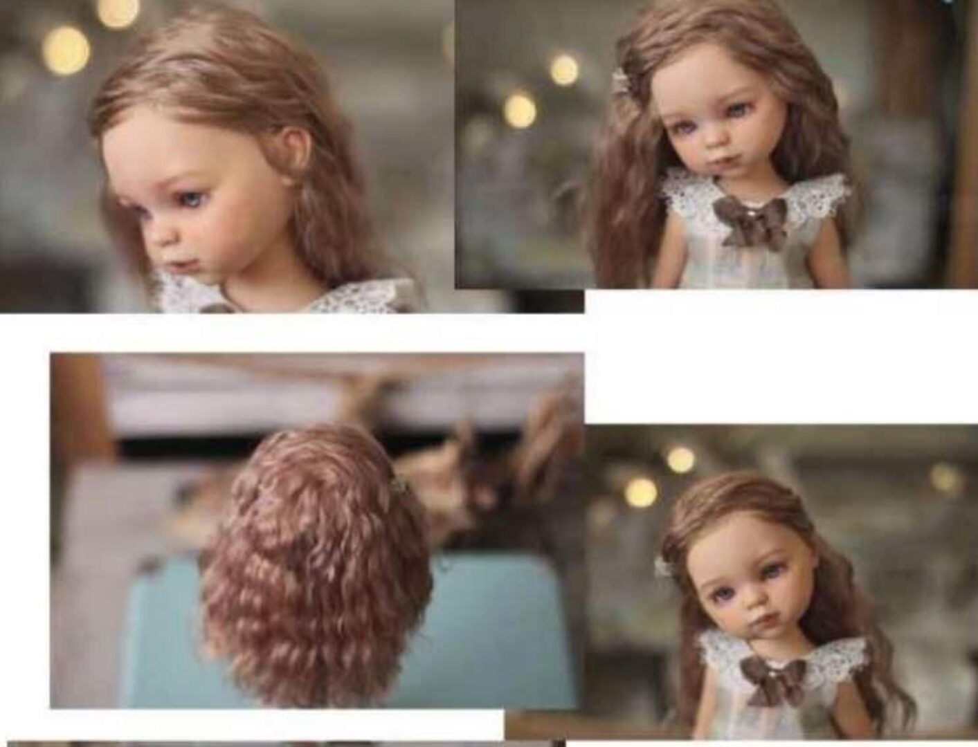 Реалистичный парик для куклы Paola Reina (Юлия Верняева)