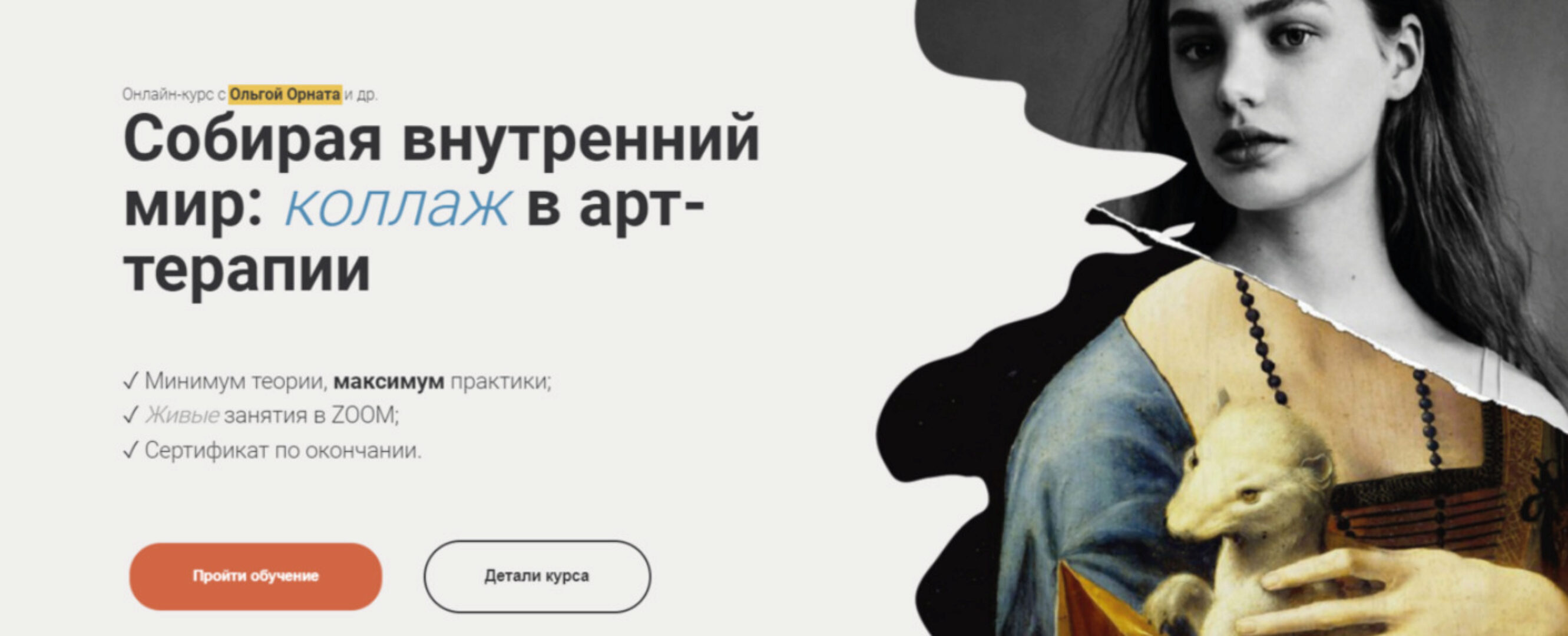 [Международная школа Арт] Собирая внутренний мир: коллаж в арт-терапии. Тариф Профессионал (Ольга Орната)