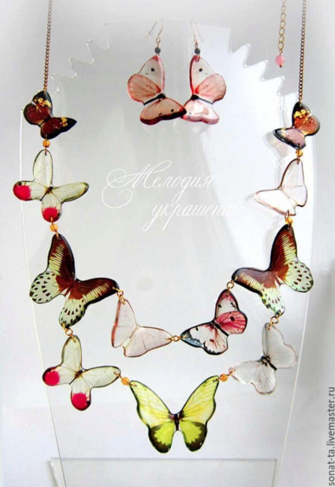 Объемные прозрачные украшения из ювелирной смолы (Наталья Агафонова)