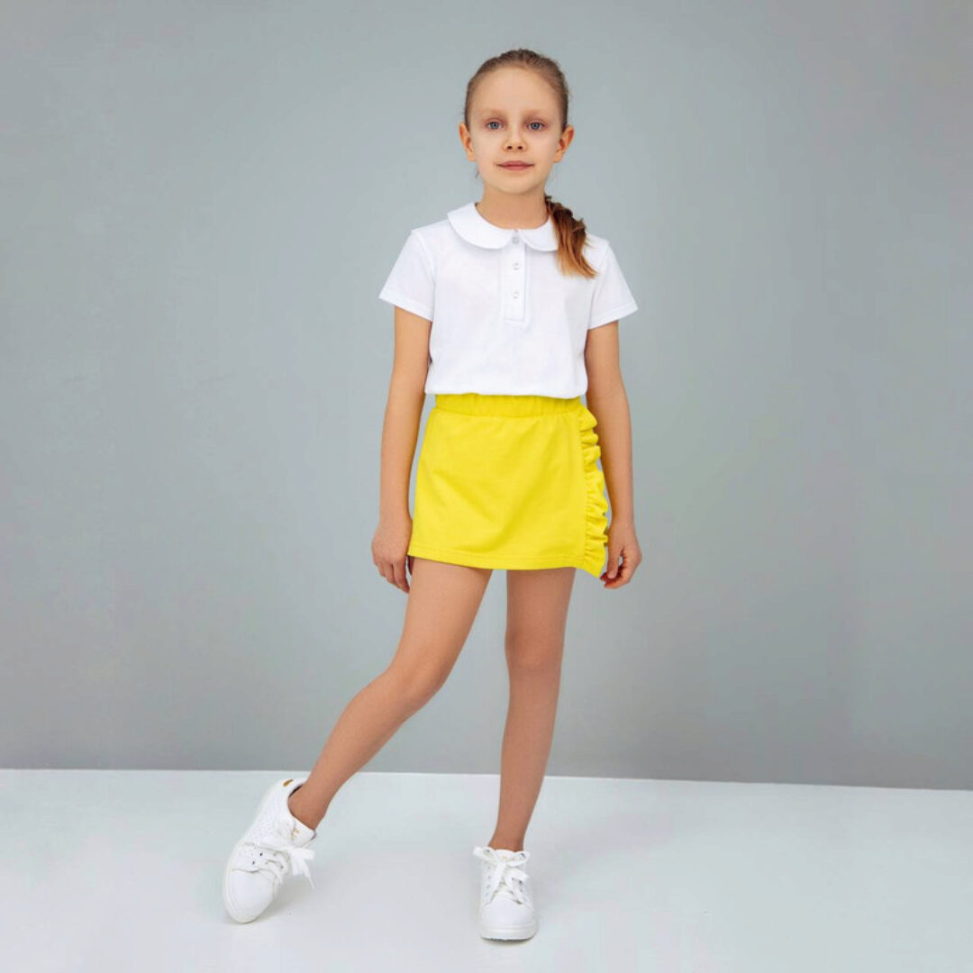 [Elina Patykova] Юбка – Шорты девочки. Размеры 80-164 (Элина Патыкова)