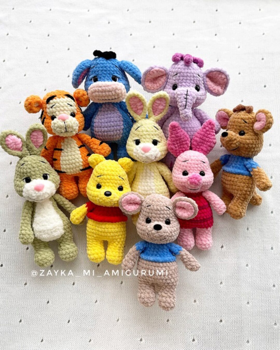 (zayka_mi_amigurumi) Винни и его друзья  7в1 (Миранда Айвазян)