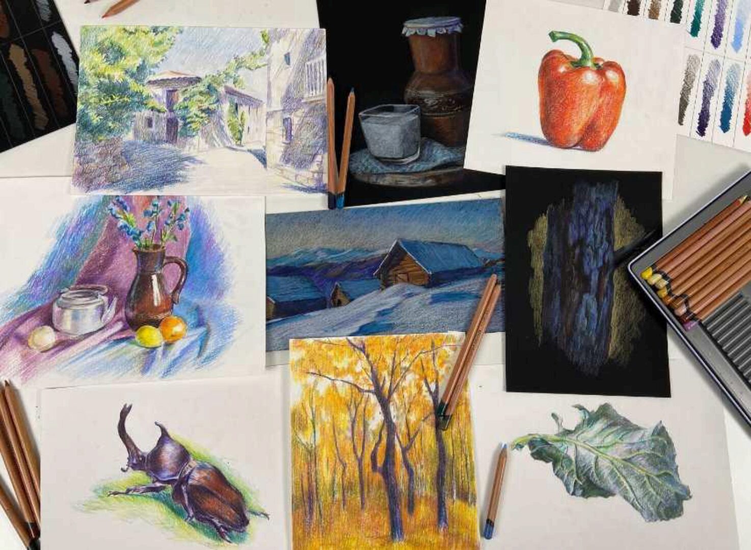 [Художник Online] Рисунок цветными карандашами. Тариф Без обратной связи (Роман Круглов)