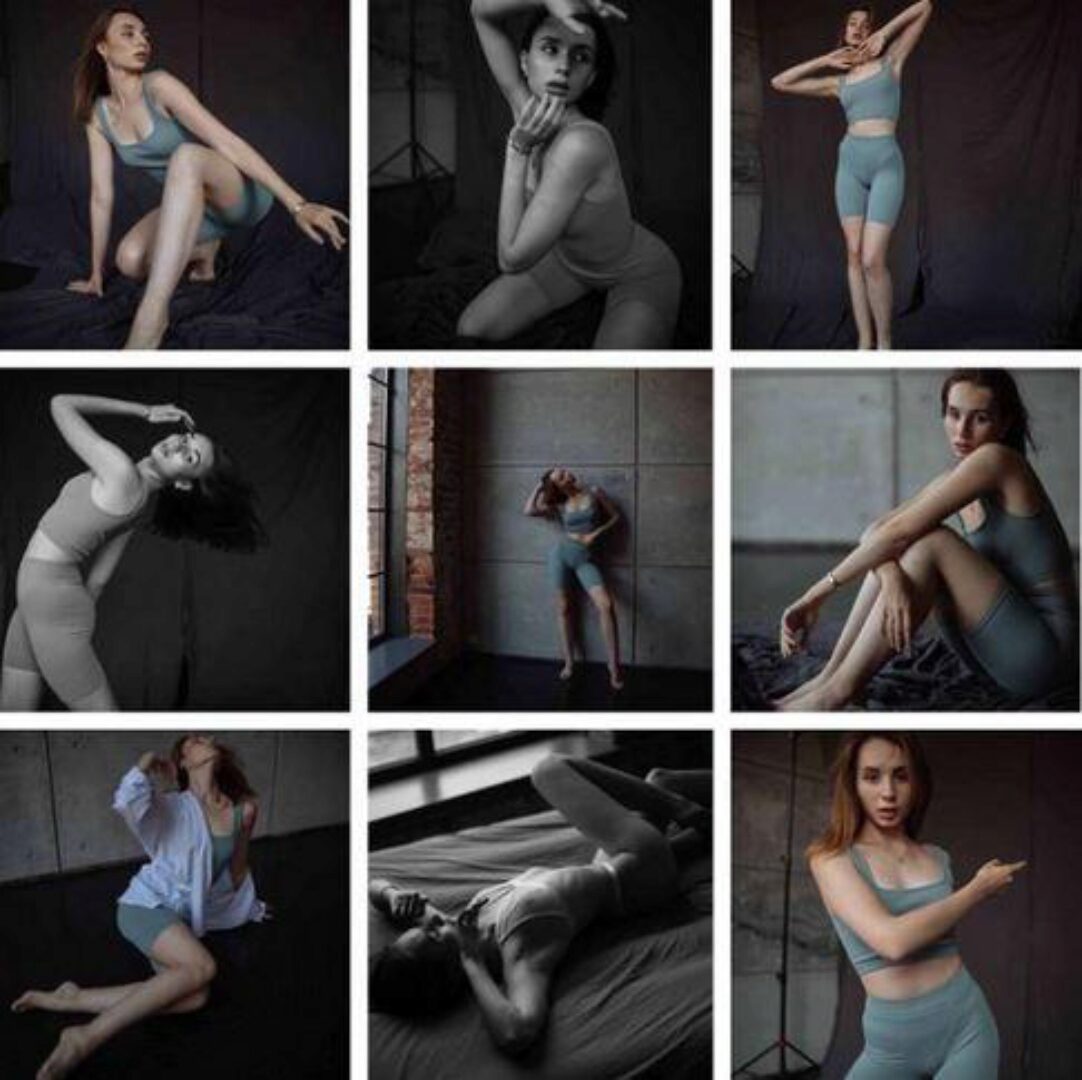 Женское позирование с «огоньком» (Полина Дятлова)