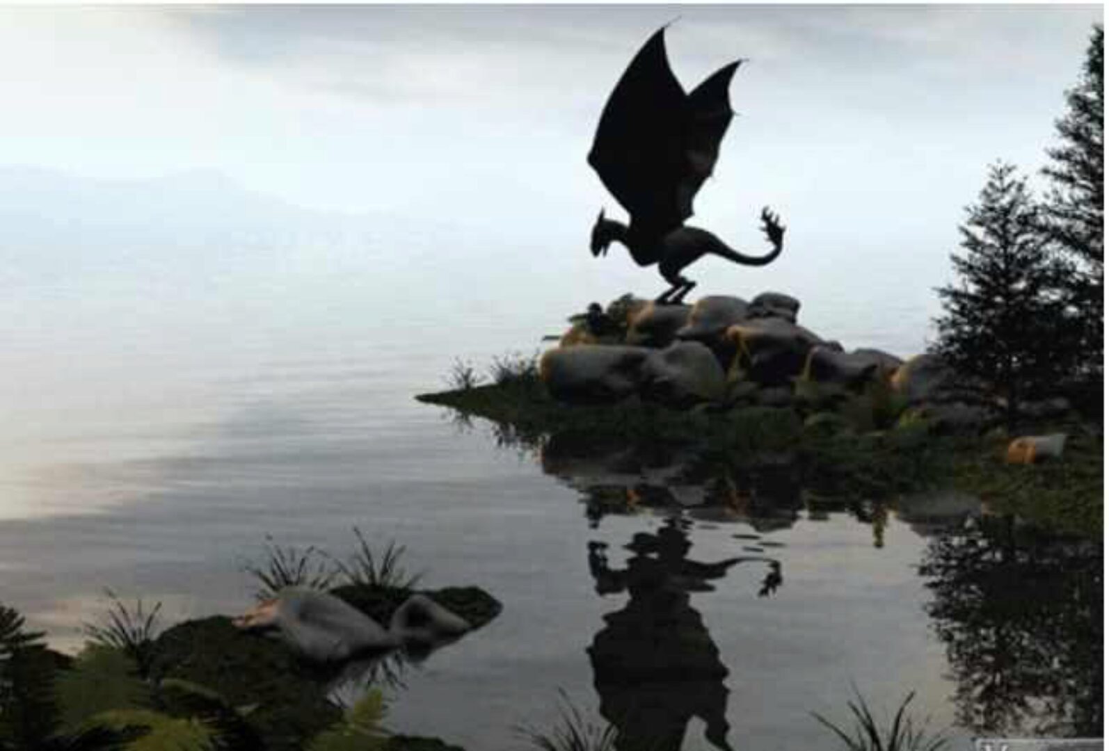 Дракон в озере. Базовый (Мэверик)