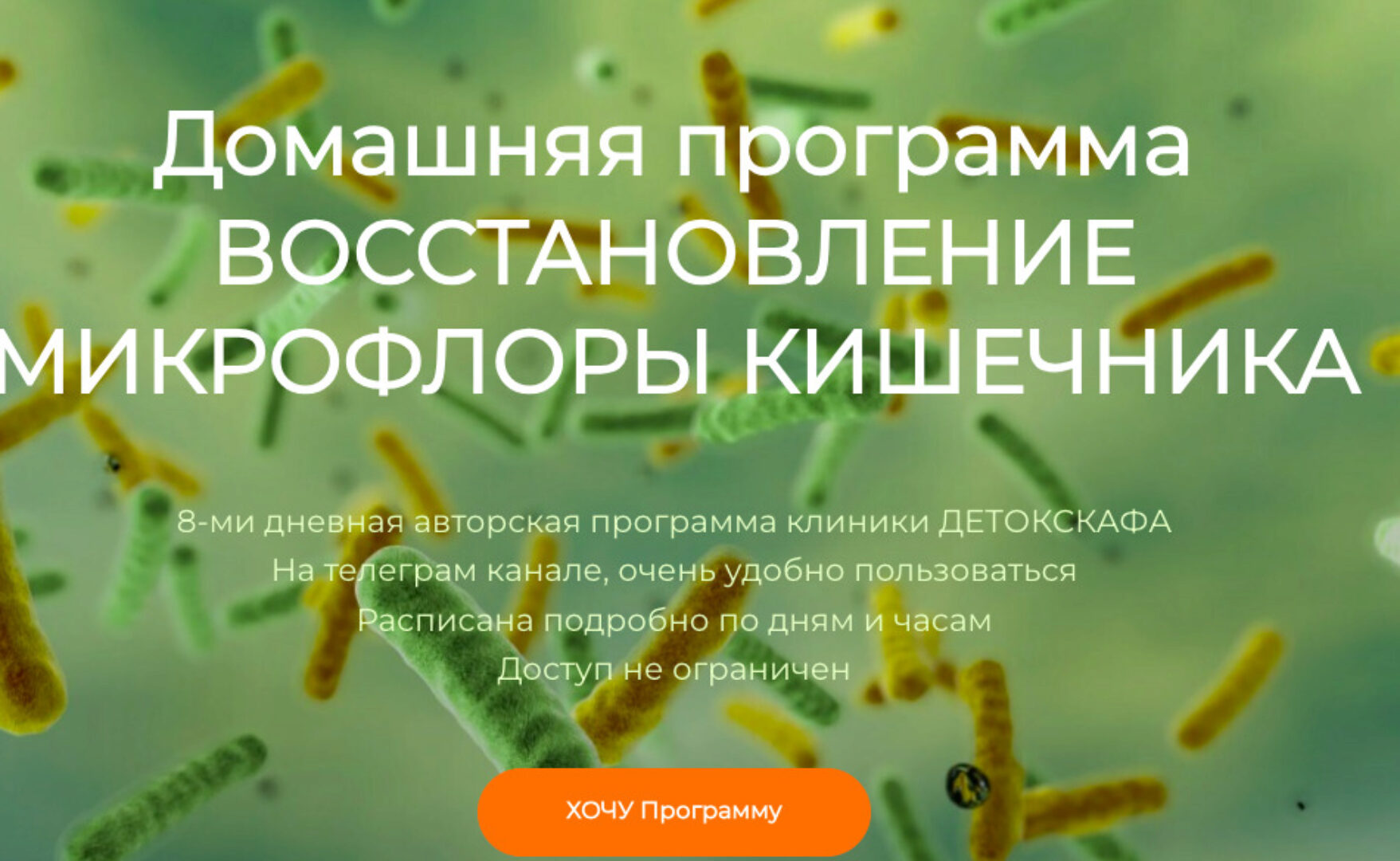 [ДетоксКафа] Домашняя программа восстановления микрофлоры кишечника  (Игорь Кауфман)