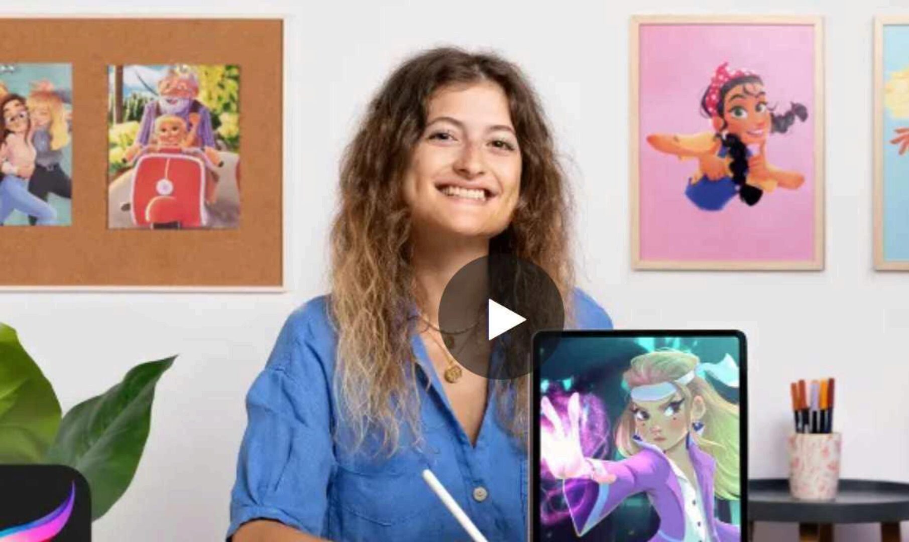 [Domestika] Дизайн женского мультяшного персонажа в Procreate / Female Cartoon Character Design with Procreate (Isabella Agosti)