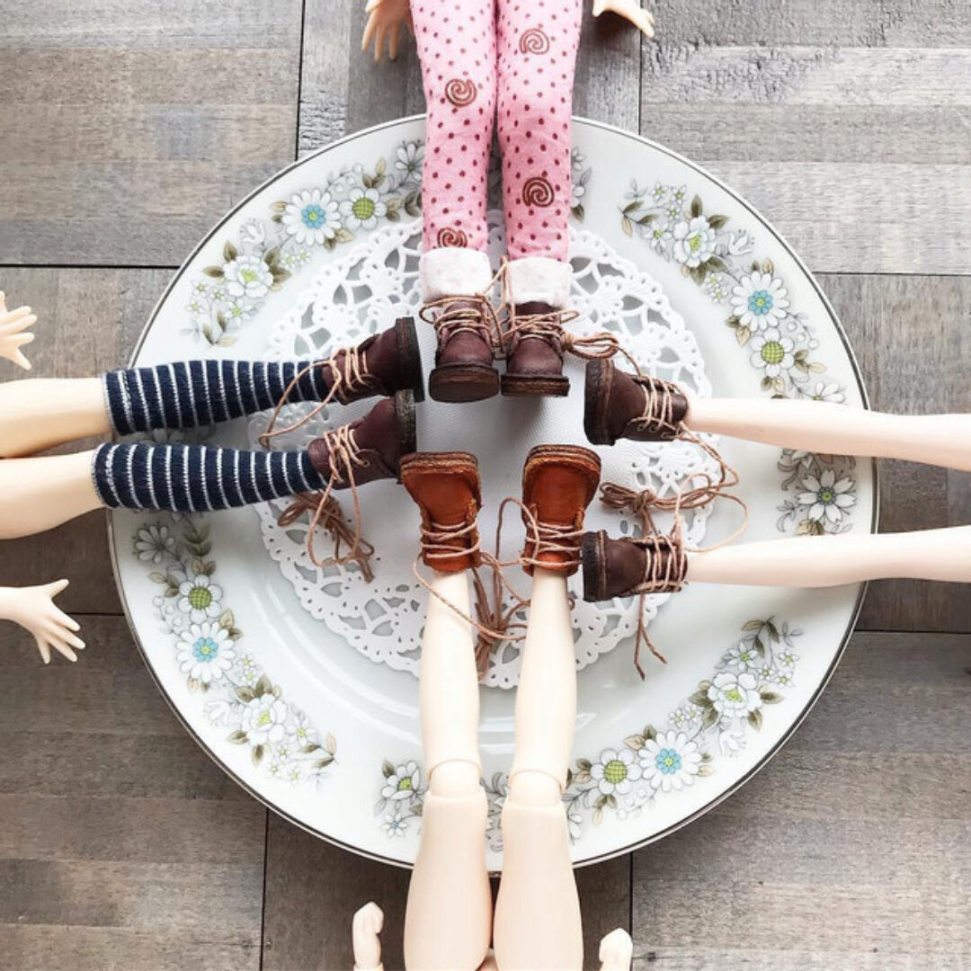 Мастер-класс «Ботиночки из натуральной кожи для кукол Блайз» (tala_dolls)