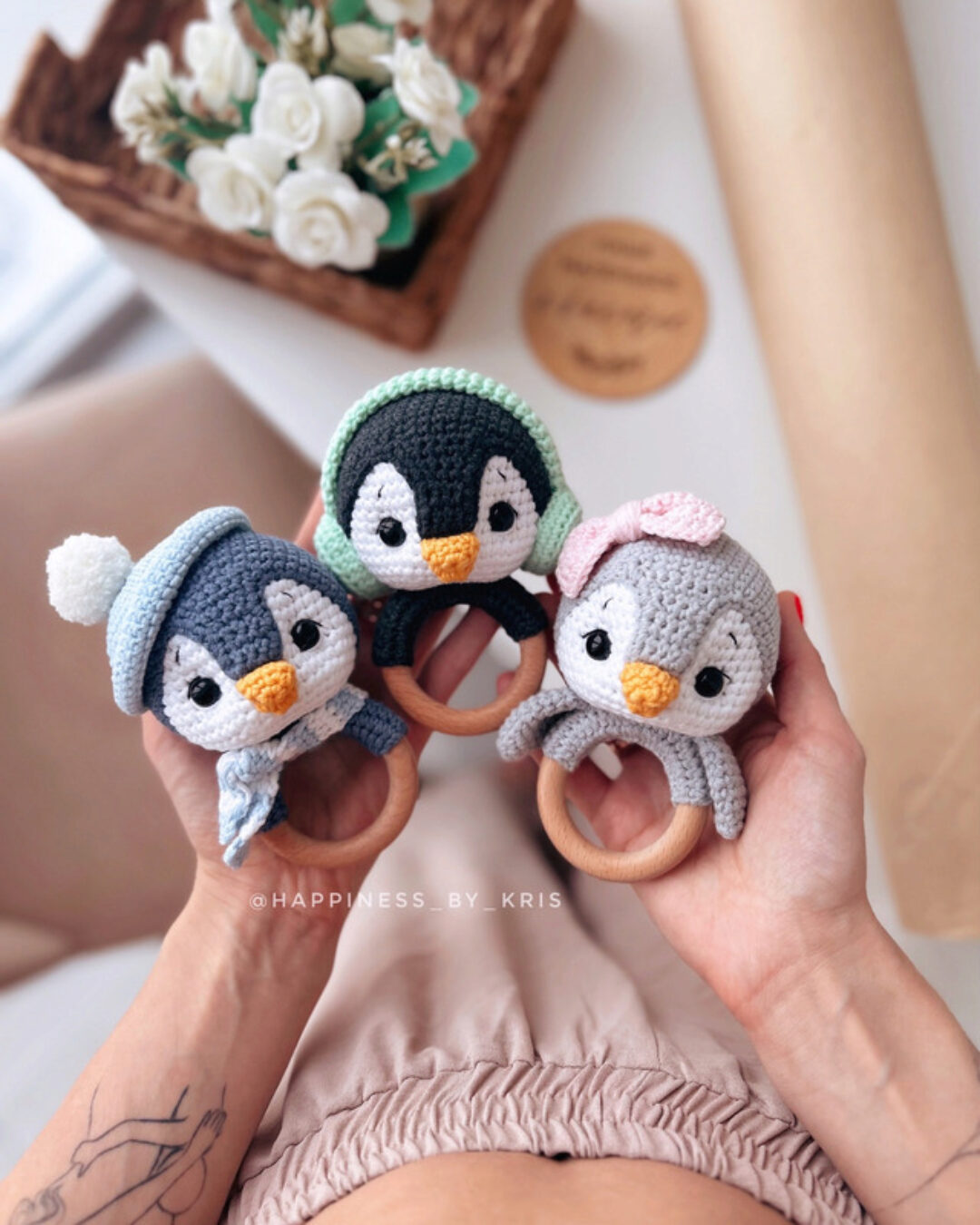 Погремушка Пингвиненок (Кристина Лысова)