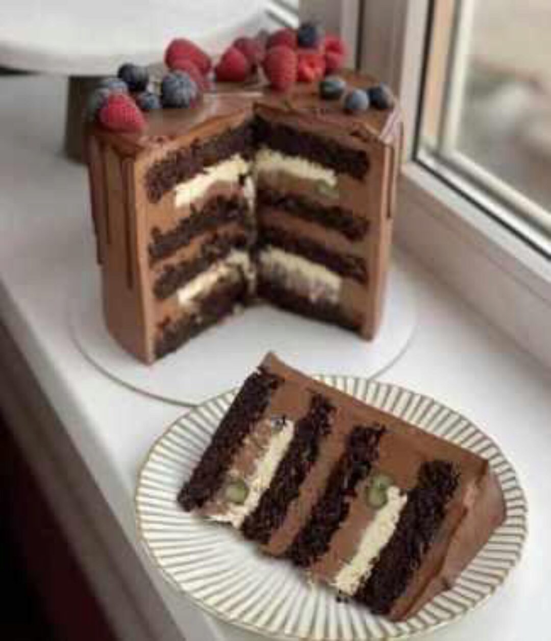 Торт Шоколадный с кокосом (Ольга Куликова)