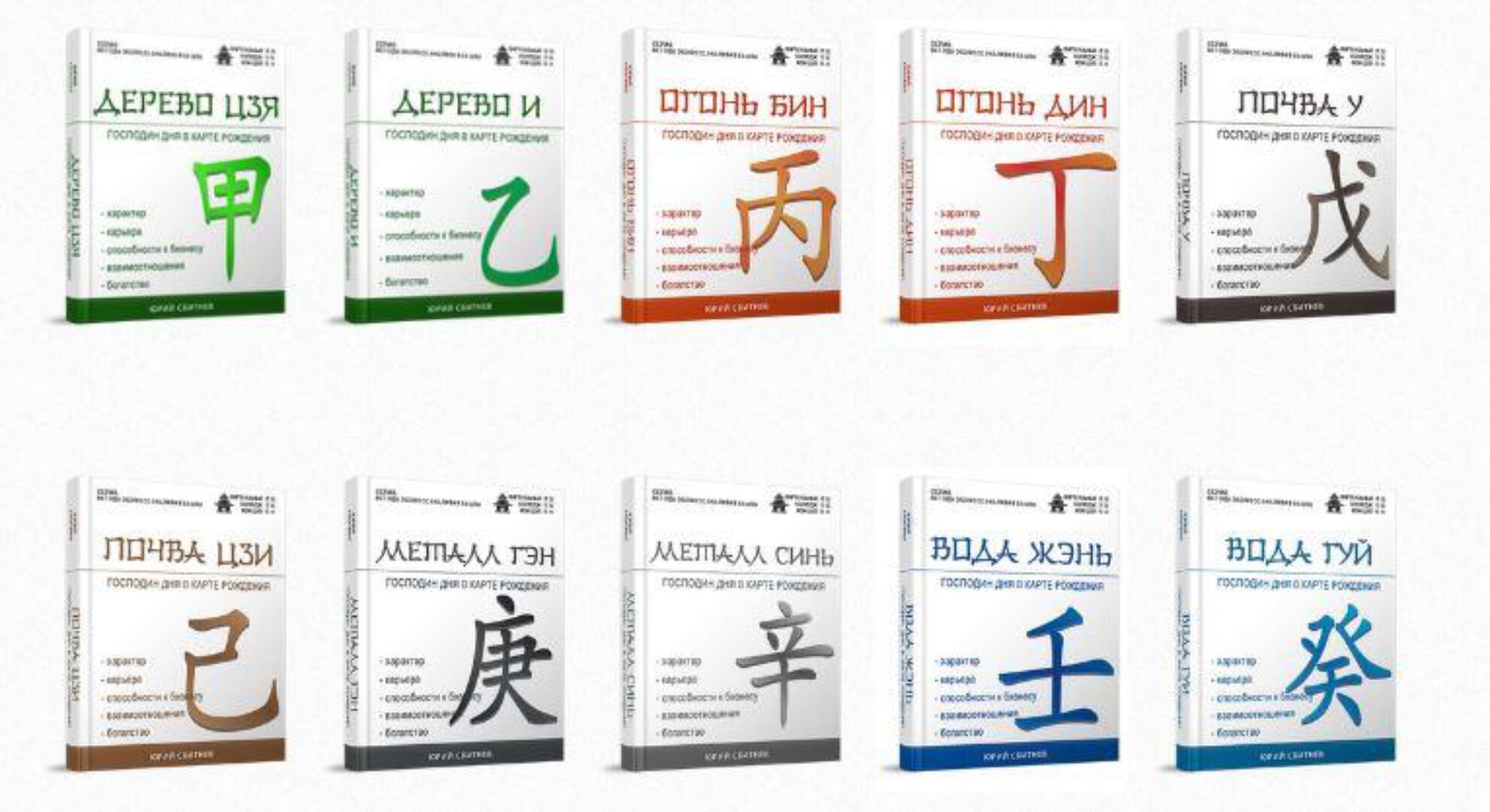 Господин дня в карте рождения (ба цзы) Полный комплект из 10 частей (Юрий Сбитнев)