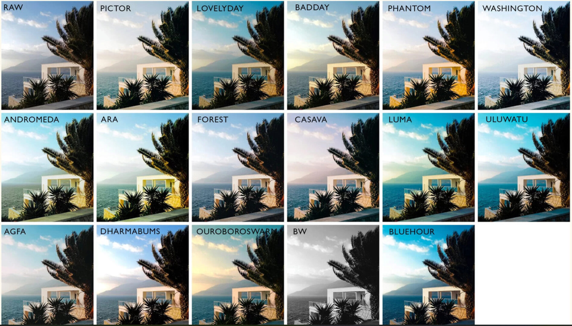 PW Video Luts Pack. Набор лутов для видео (Полина Вашингтон)