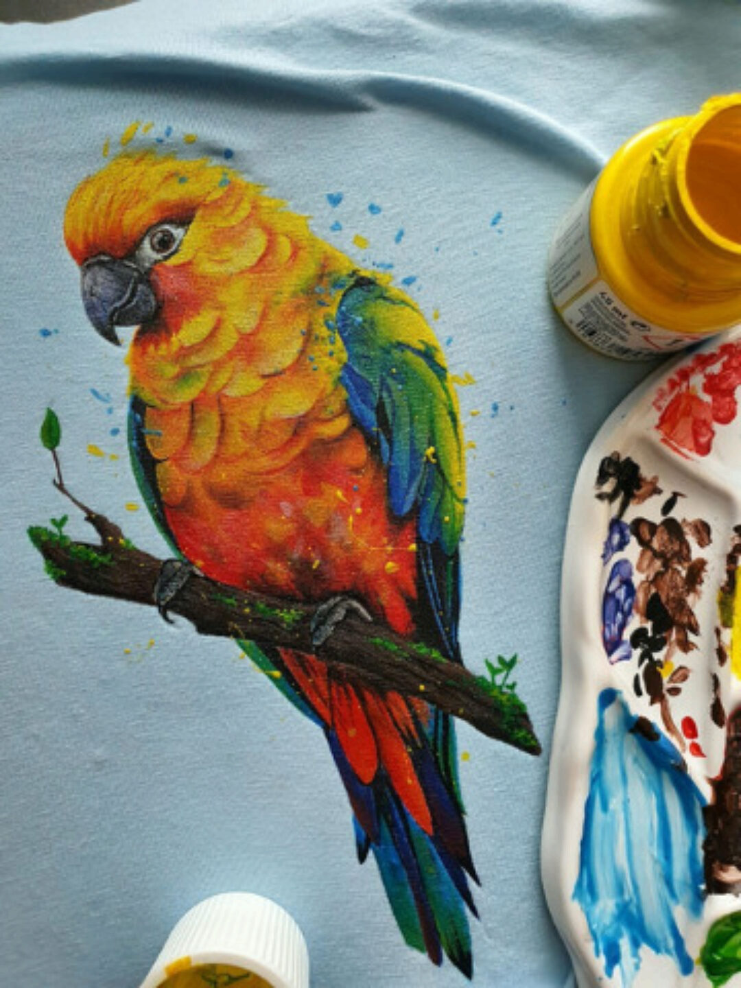 [Vivid blooms] Замша попугаи + одуванчики. Сентябрь 2023 (Даша Лисенкова)