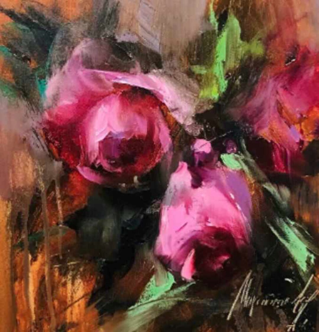 Розовые розы (Анна Маратканова)