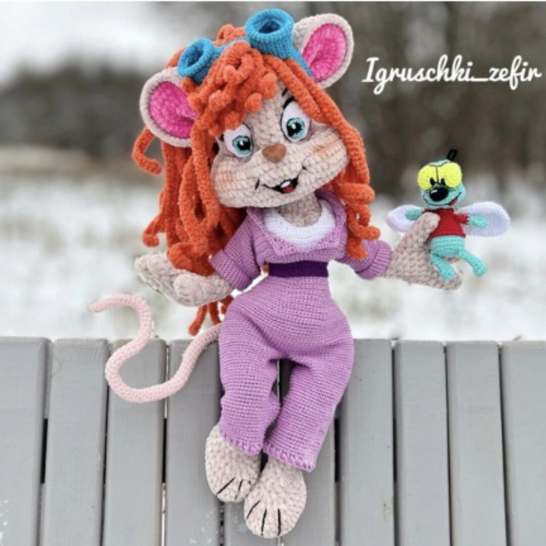 Мышка Гайка и ее друг (Анастасия Коновалова)