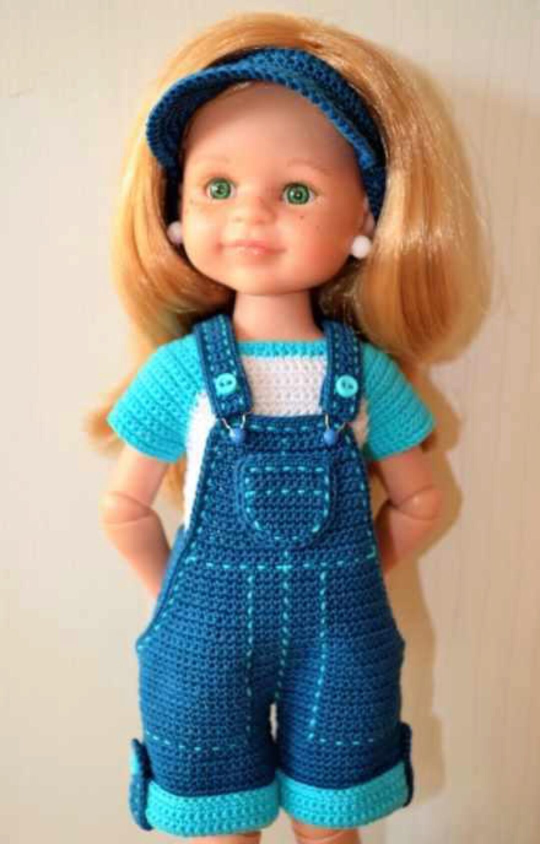 PDF Мастер-Класс по вязанию крючком Комби-Лето PR для кукол Paola Reina (Елена Малахова)