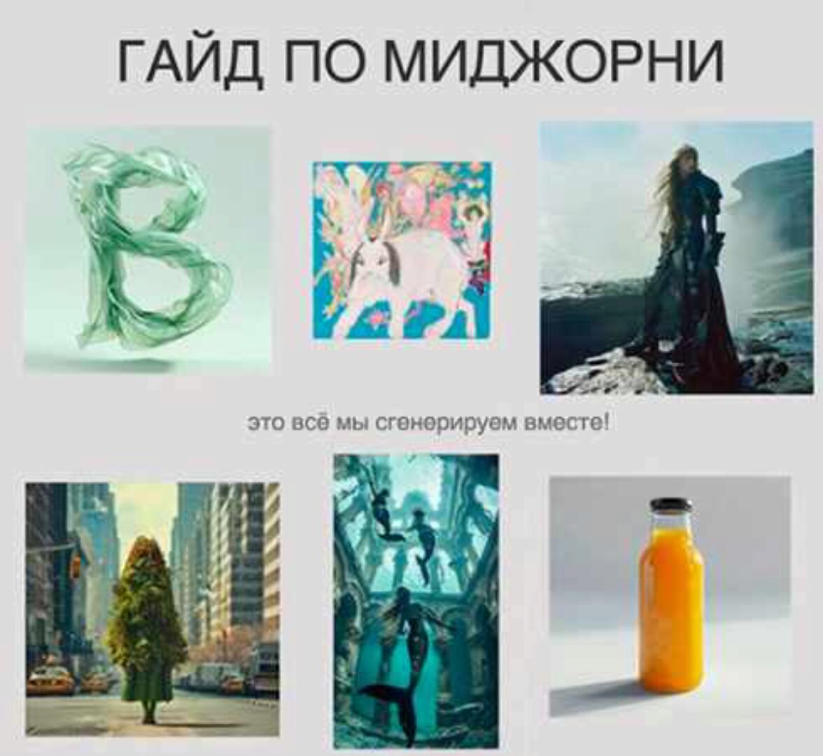 Гайд по Midjourney. Тариф гайд (Максим Булатов)