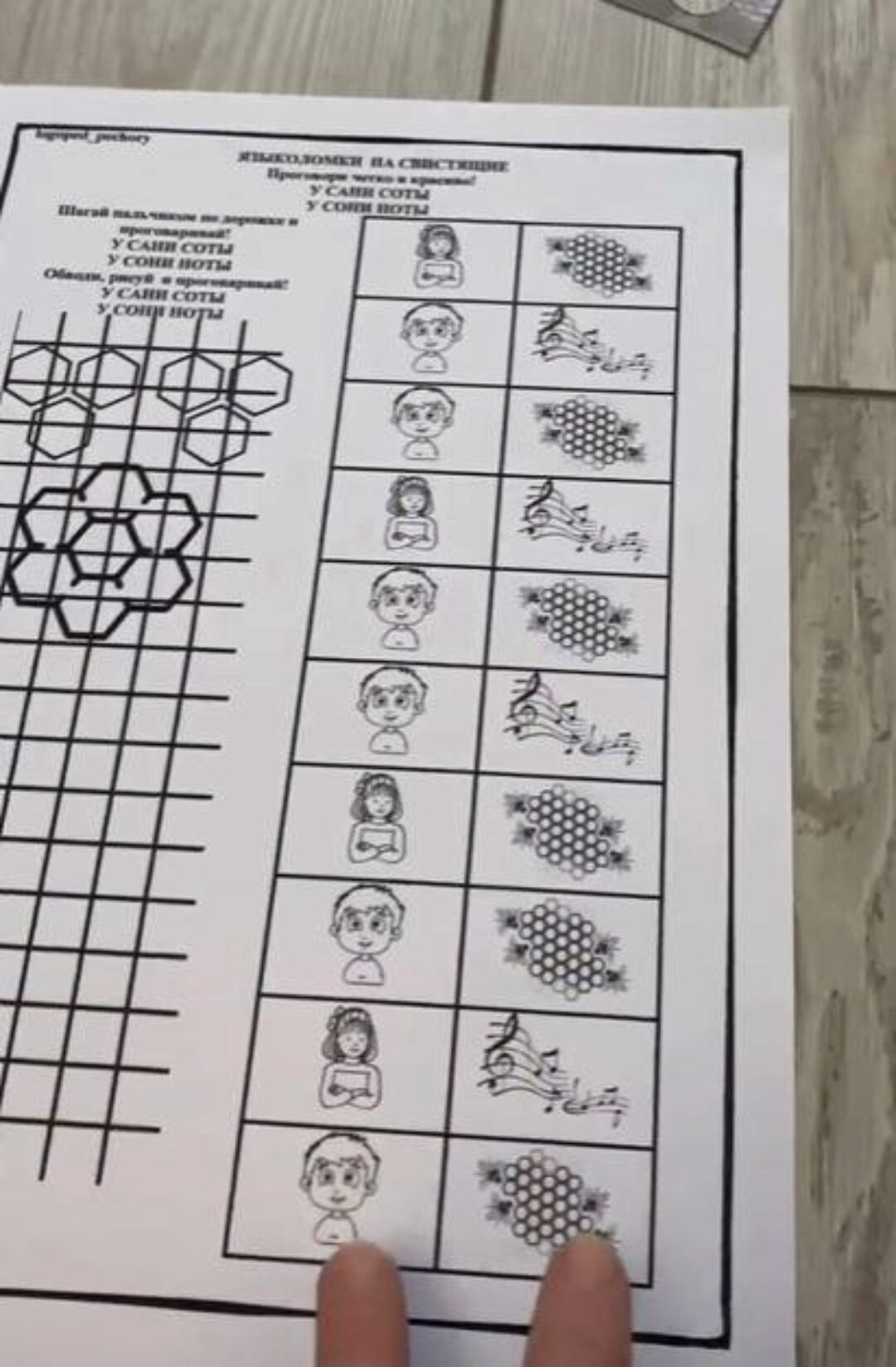 [Логопед Печоры] Логопедический альбом «Языколомки на свистящие звуки» (Оксана Вайнгольц)