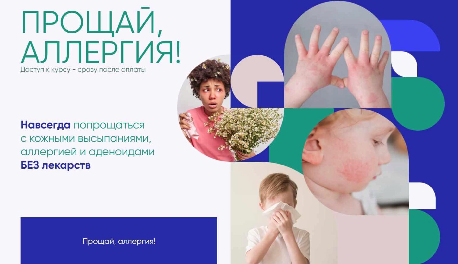 Прощай аллергия 2023. Тариф Индивидуальный (Алиса Басеева)