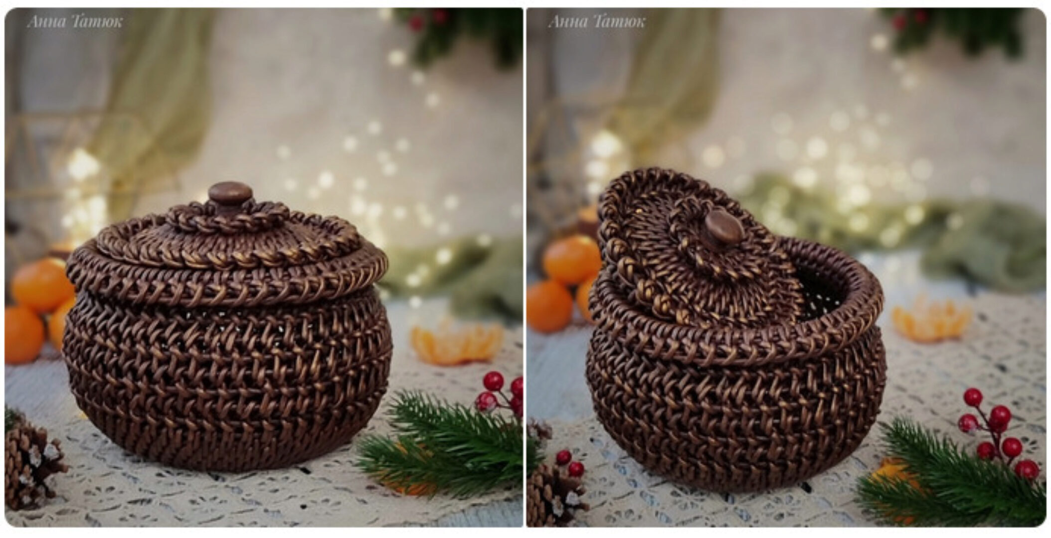 Горшочек с ажурным узором (Анна Татюк)