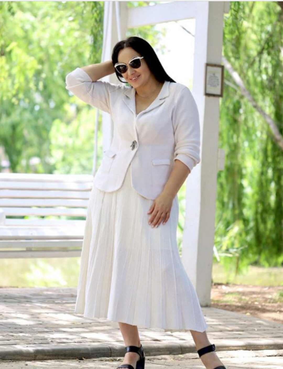 [Машинное вязание] Юбка плиссе (lorraine_woolheart)