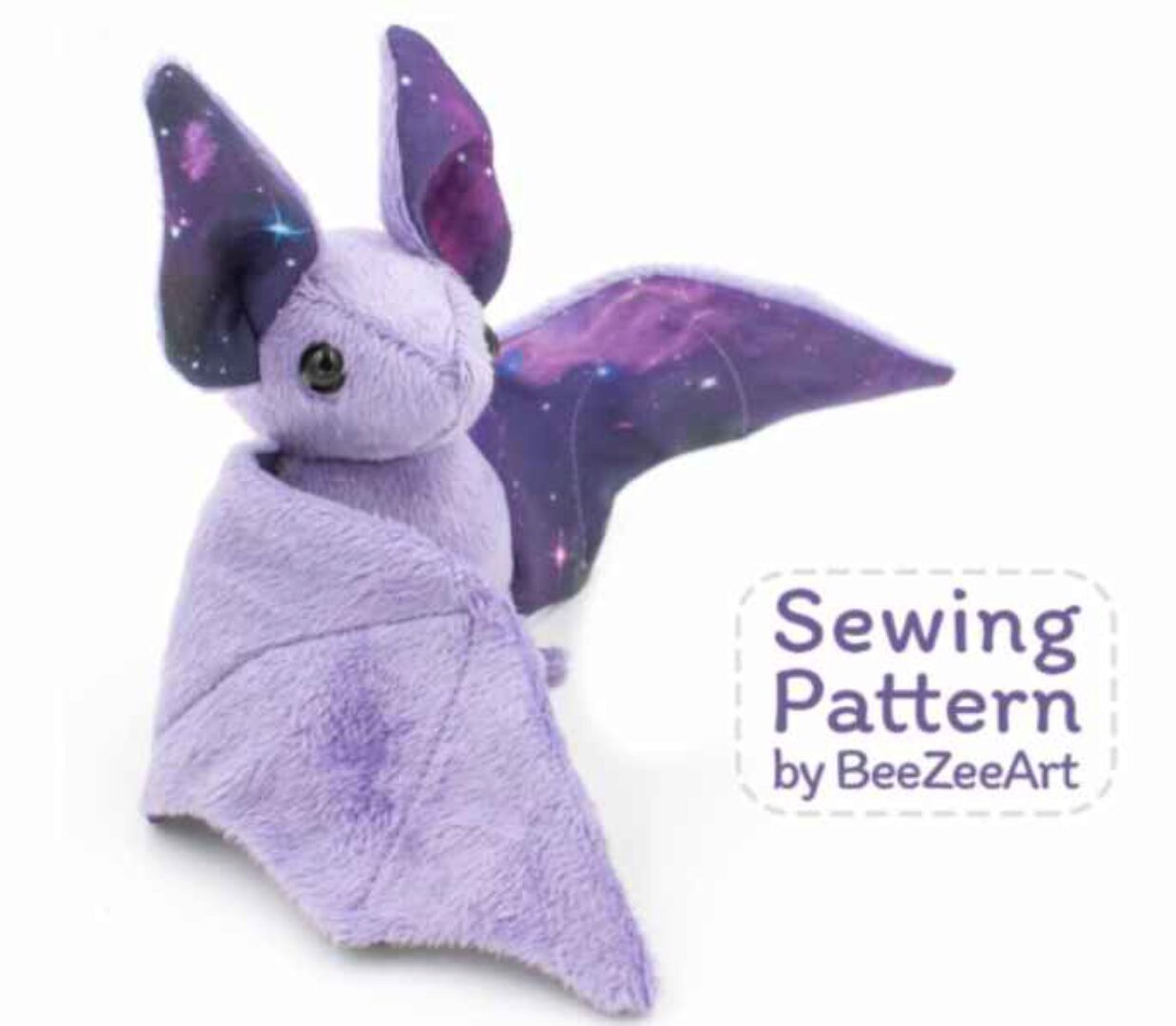 Stuffed Animal Bat Sewing Pattern / Плюшевая летучая мышка [BeeZeeArt]