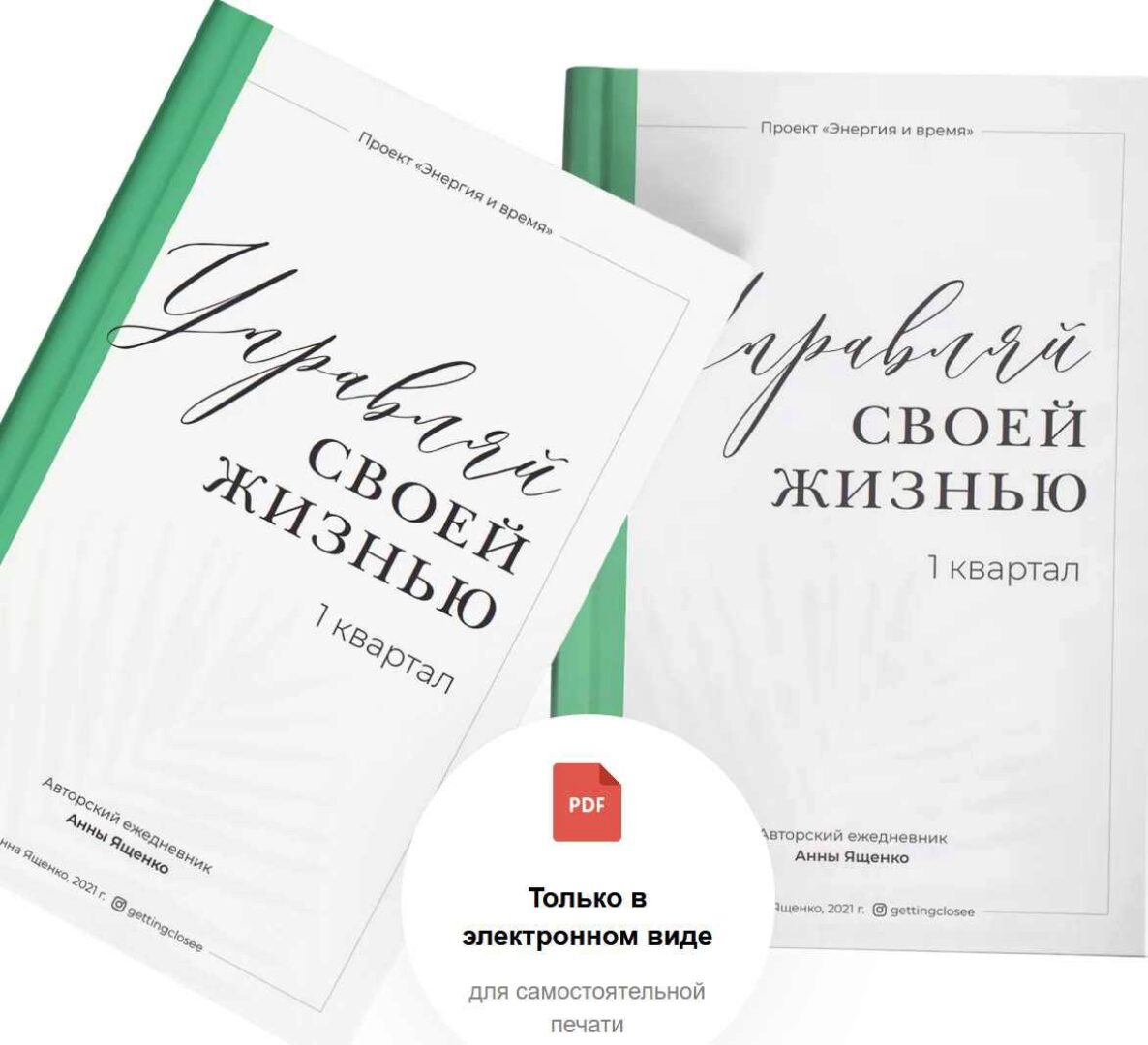 Авторский ежедневник «Управляй своей жизнью». 1 квартал (Анна Ященко)
