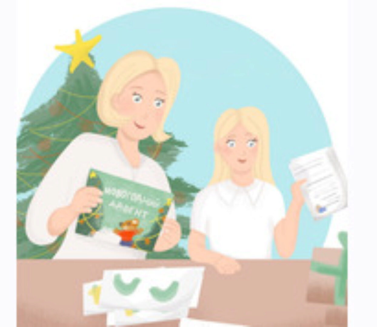 Марафон Новогодний адвент 2022-2023 для детей 6-8 лет (Анна Куприянова)