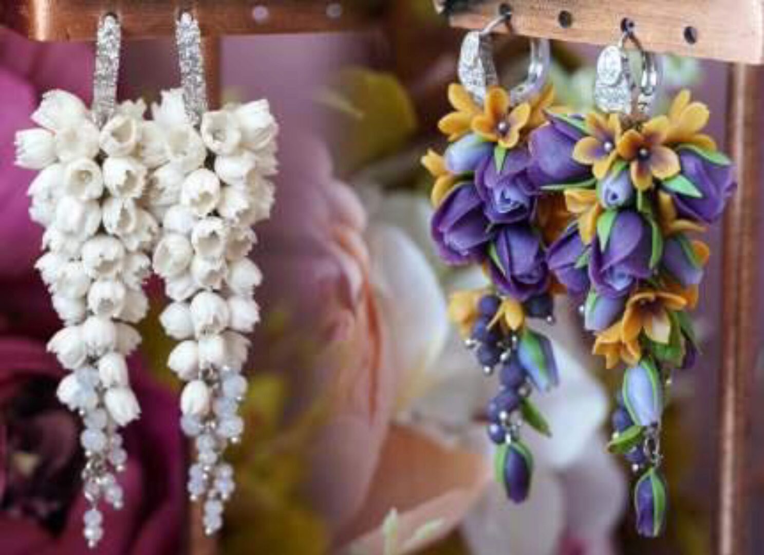 [Rusalina & Cernit] Cерьги-грозди