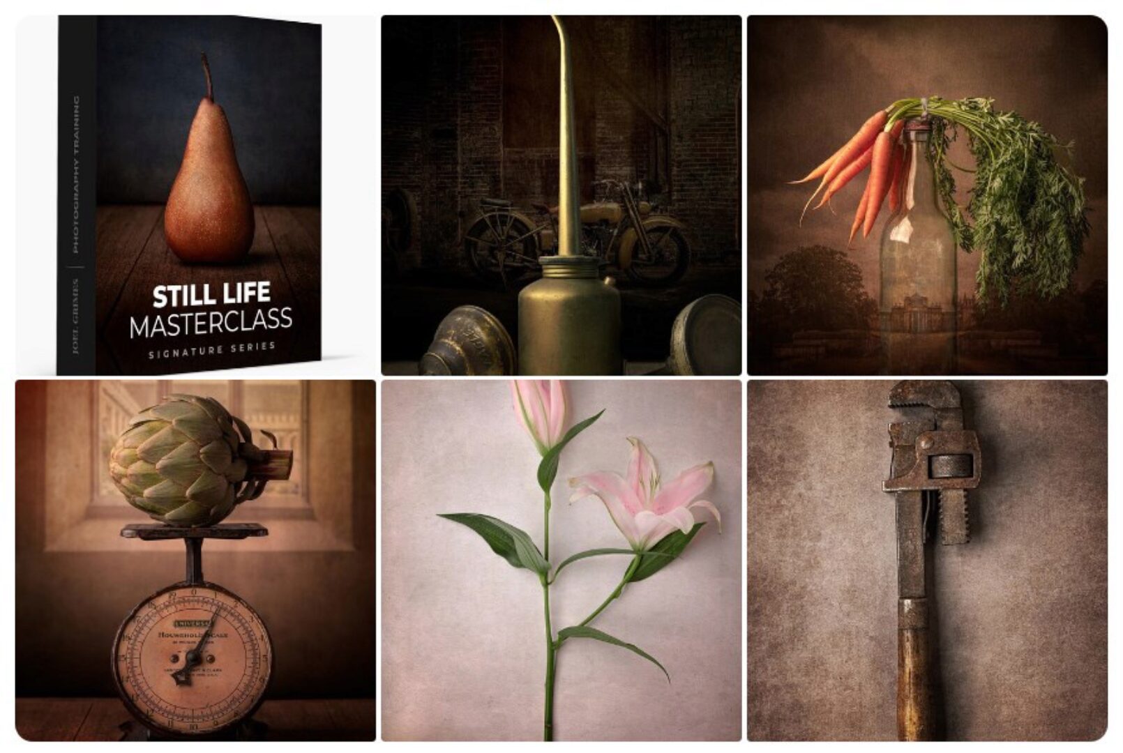 Предметная съемка Магия Света - Magic of Light. Still Life Masterclass 2, 2024 (Joel Grimes)