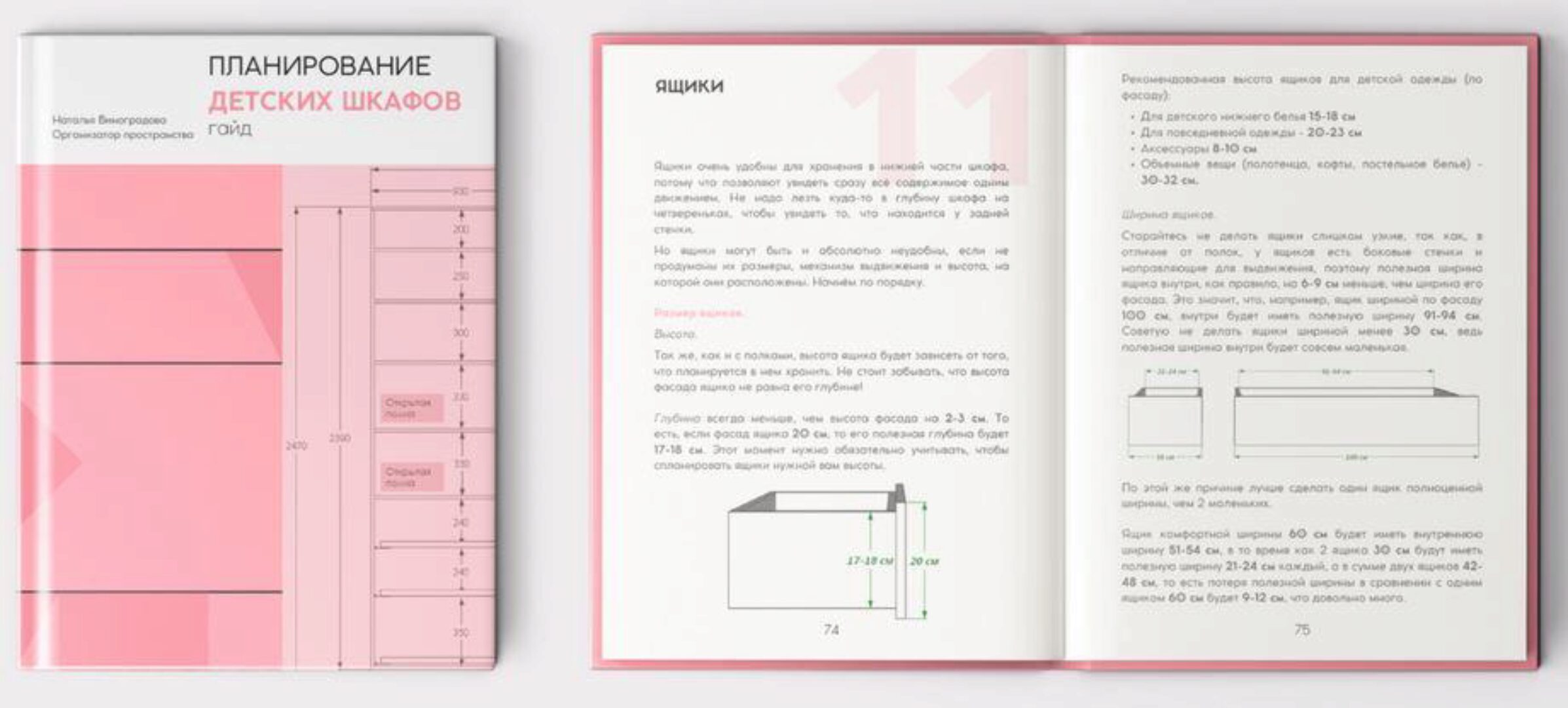 Планирование детских шкафов (Наталья Виноградова)