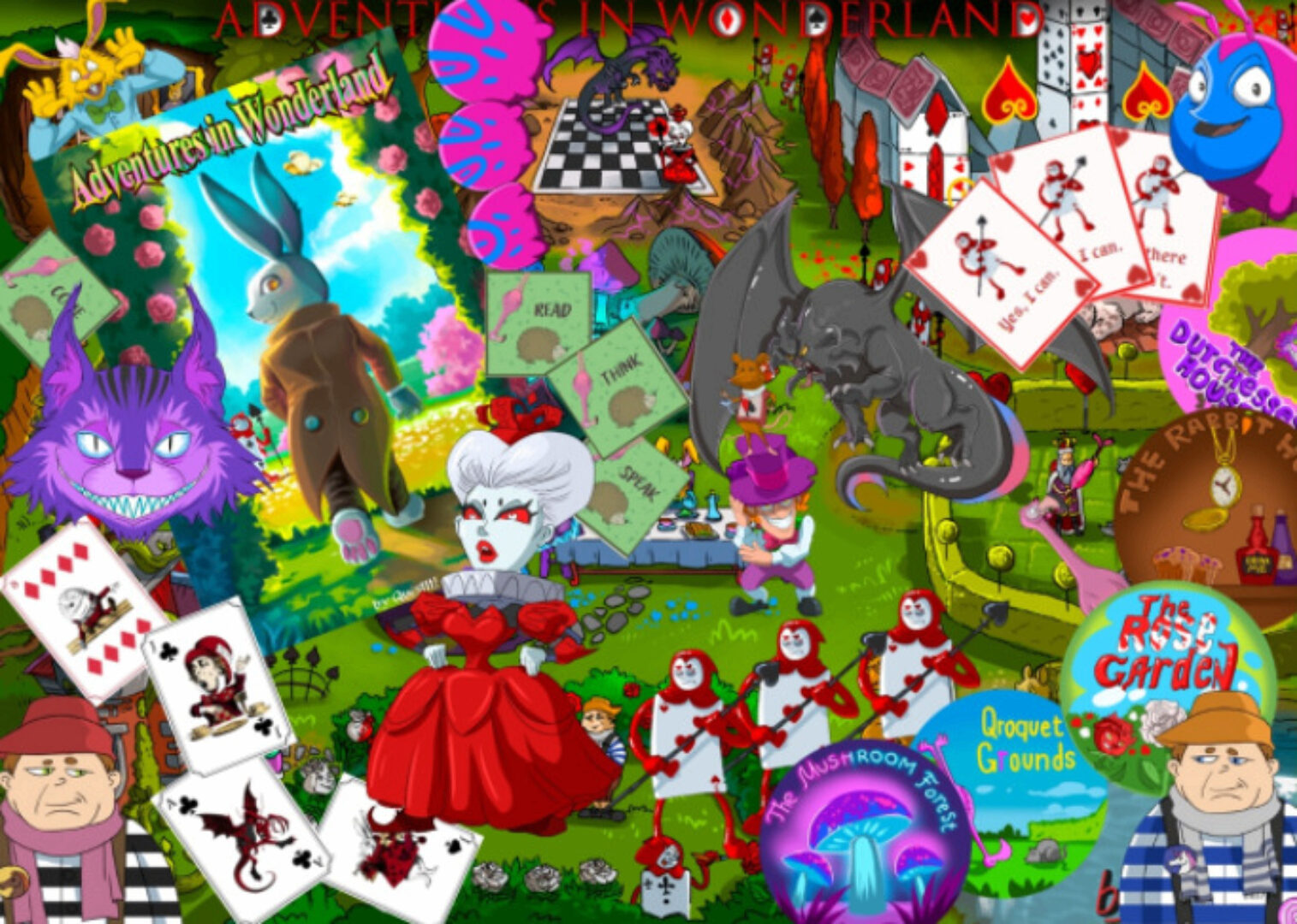 [ПроEnglish] Квест на конец или начало года Adventures in Wonderland (Екатерина Сташевская)