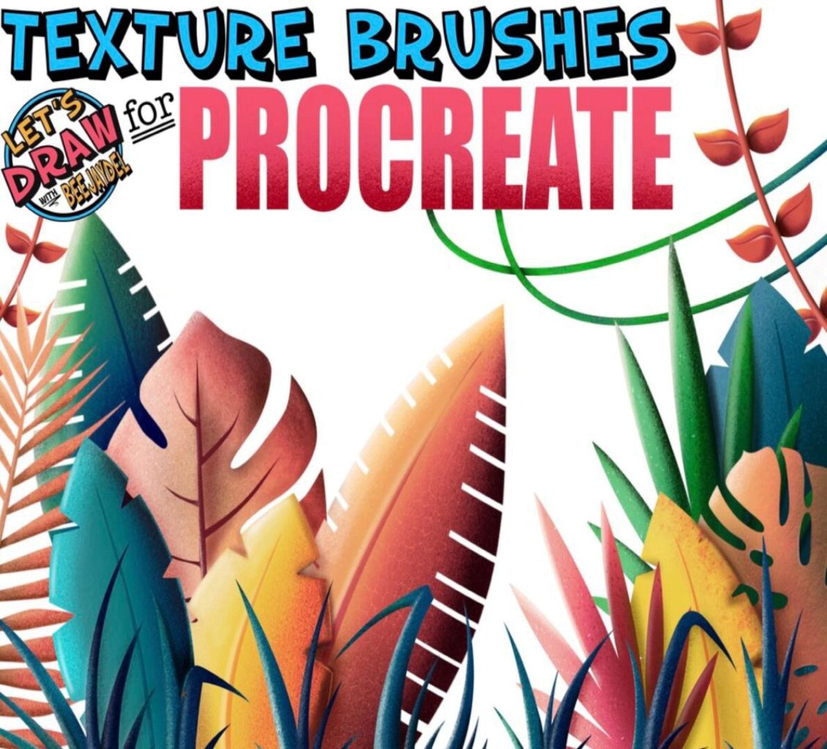 Кисти для создания текстур Procreate / Texture Brushes for Procreate (BeeJayDeL)