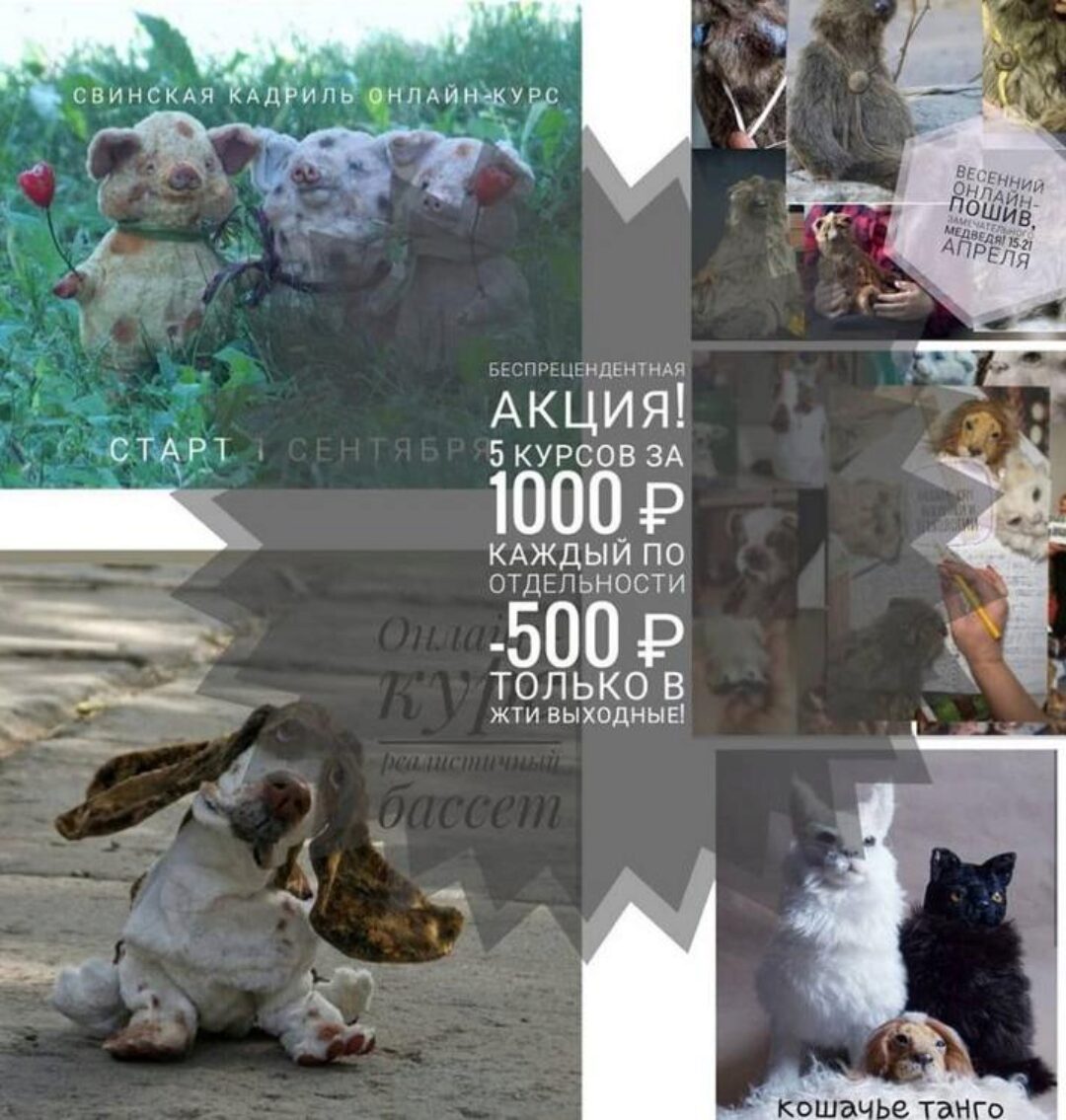 [Тедди] 5 суперских курсов от annaartpolo (Анна Степанова)