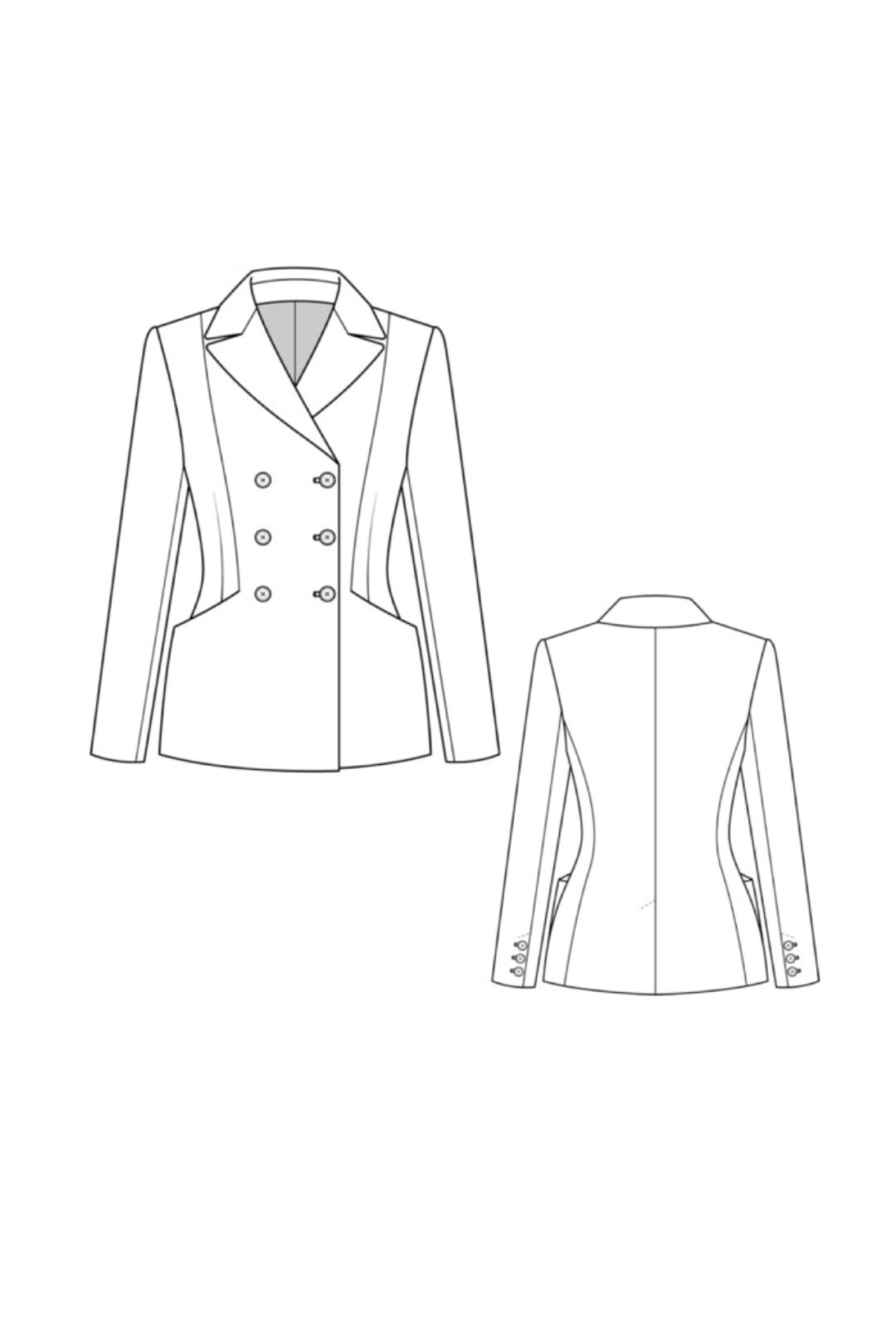 Жакет 0306 размеры 40-54 рост 164 (La forme)