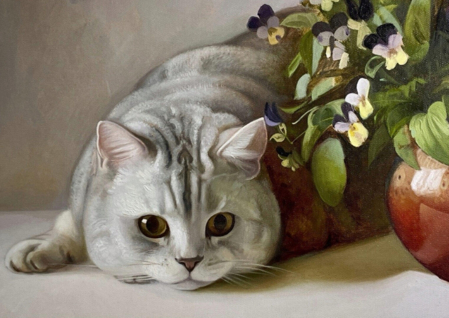 [Школа живописи Amrita] Мартовский кот (Амрита Шелковникова)