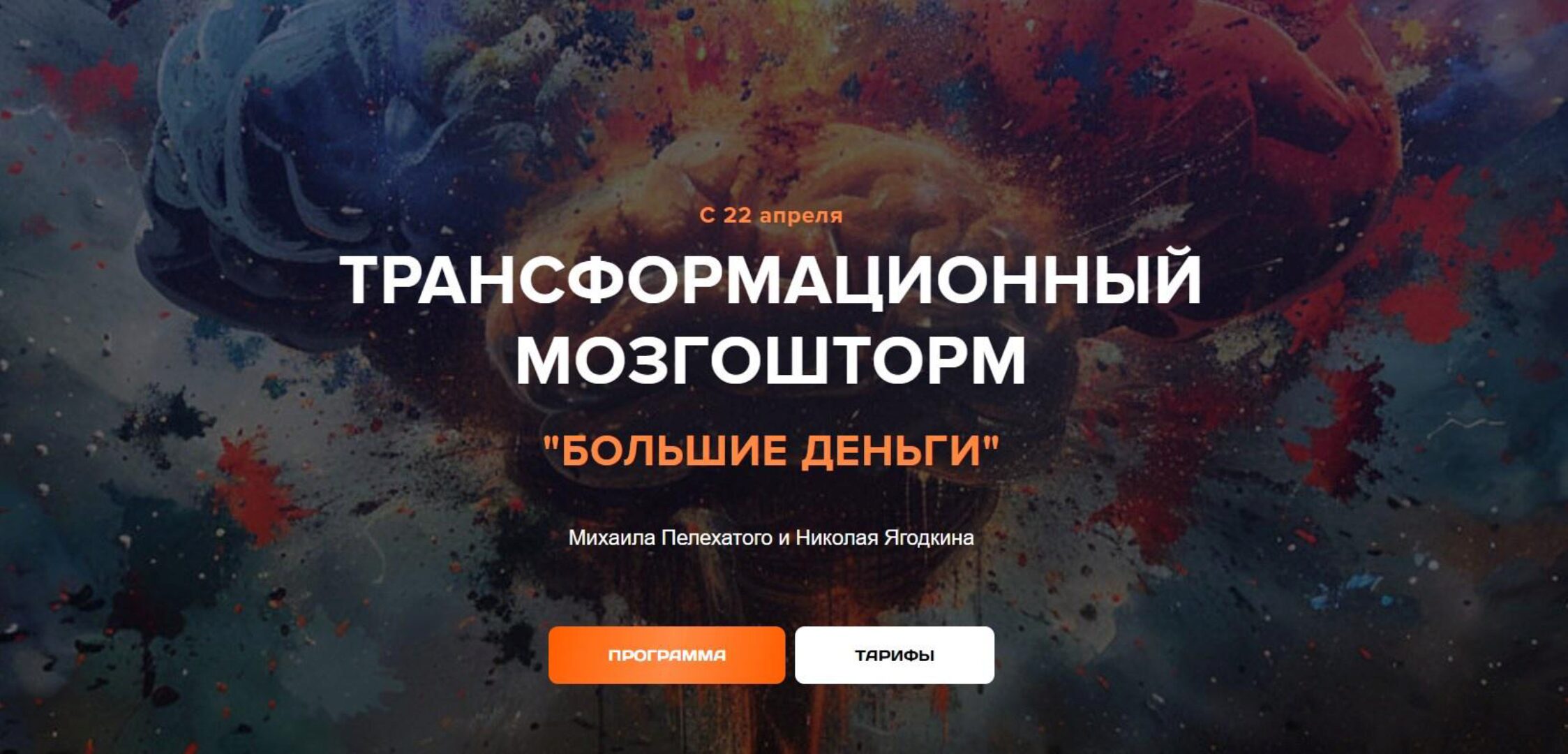 Трансформационный мозгошторм Большие Деньги. Тариф Лайт (Михаил Пелехатый, Николай Ягодкин)