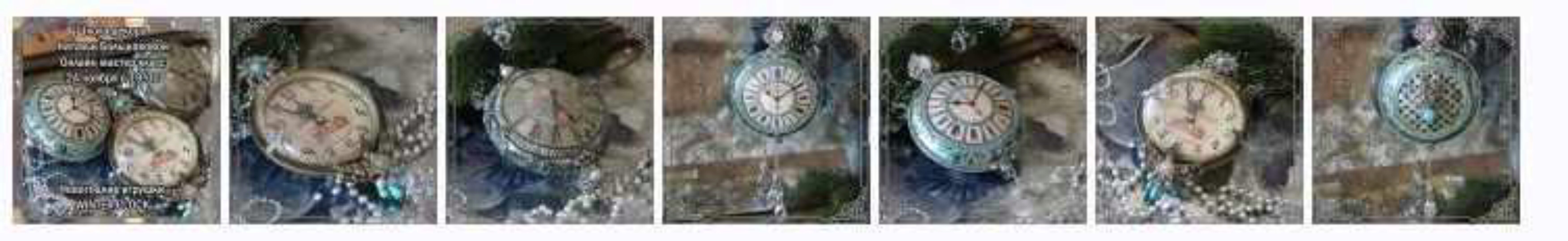 Новогодние игрушки Winter clock (Наталья Большакова)