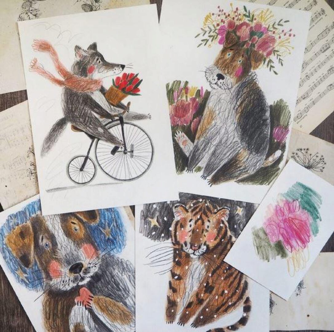 Стилизованные звери (Мария Маргевич)