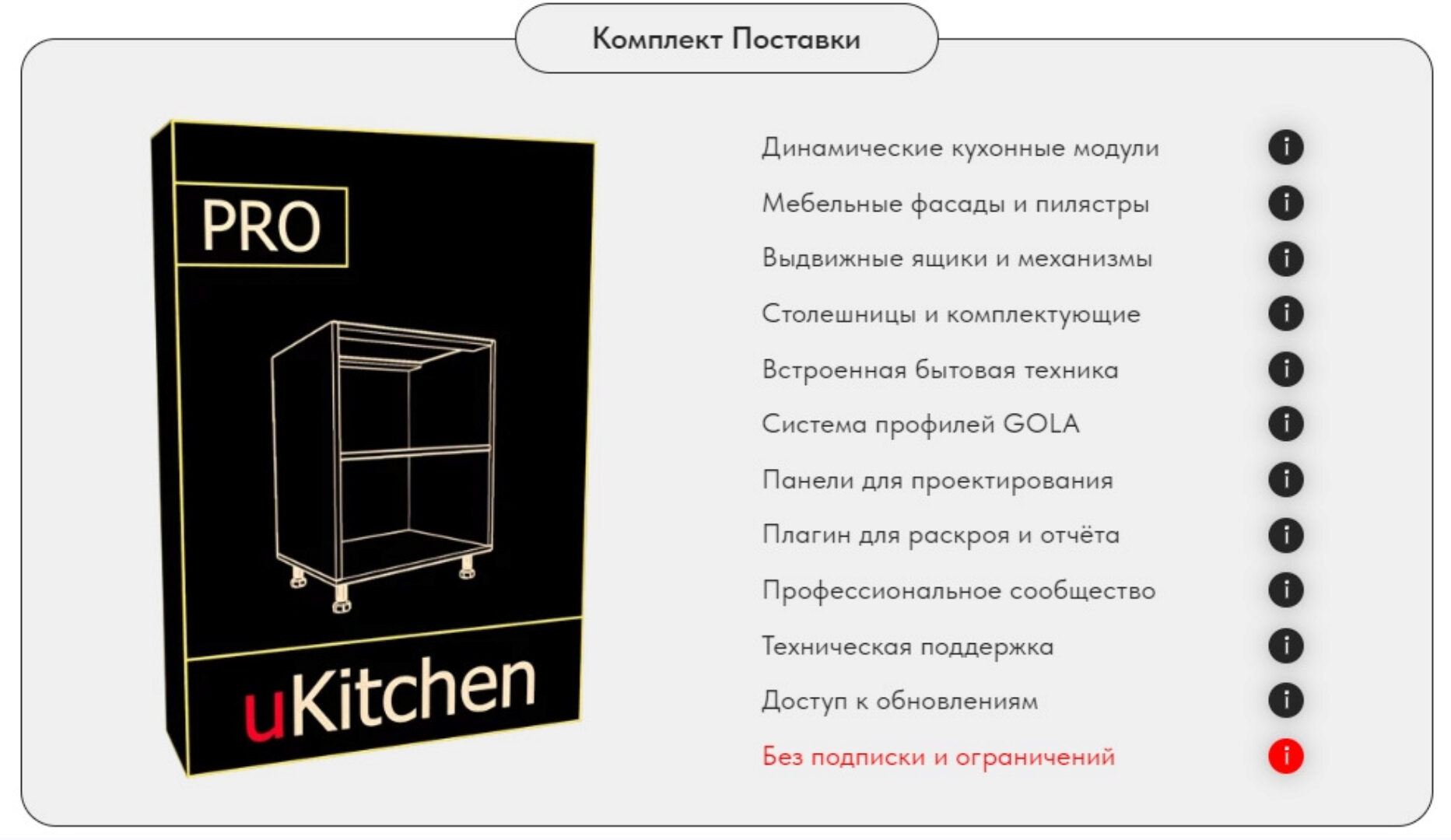 [udrawing] uKitchen Premium - библиотека для проектирования кухни в SketchUp