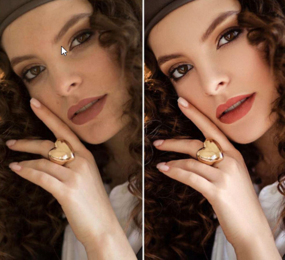 Обработка в фотошоп, ретушь (Полина Дятлова)