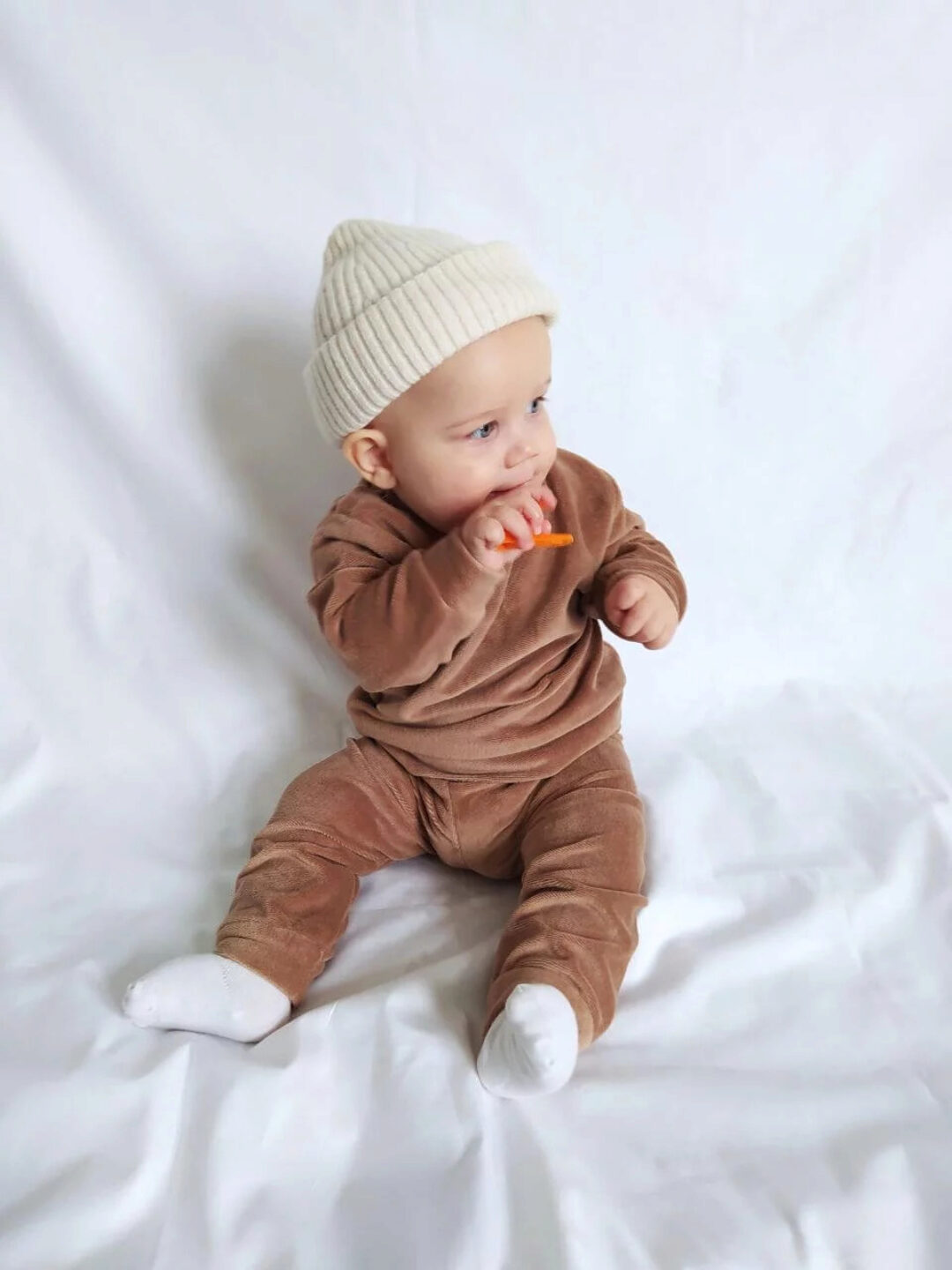 [ZheltokBaby] Костюм Крем. Размер 62-104