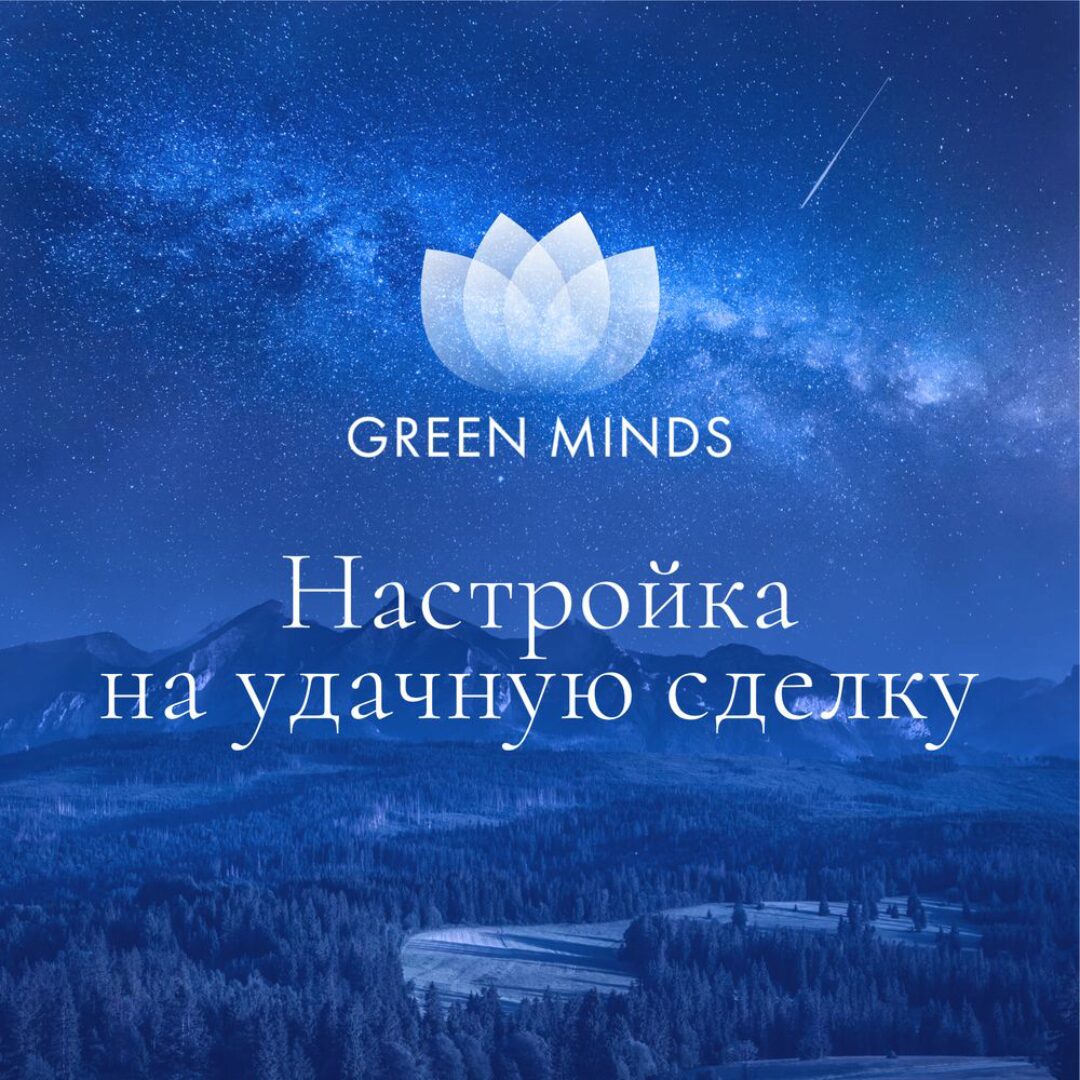 Нейромедитация GREEN MINDS Настройка на удачную сделку (Алексей Ситников)
