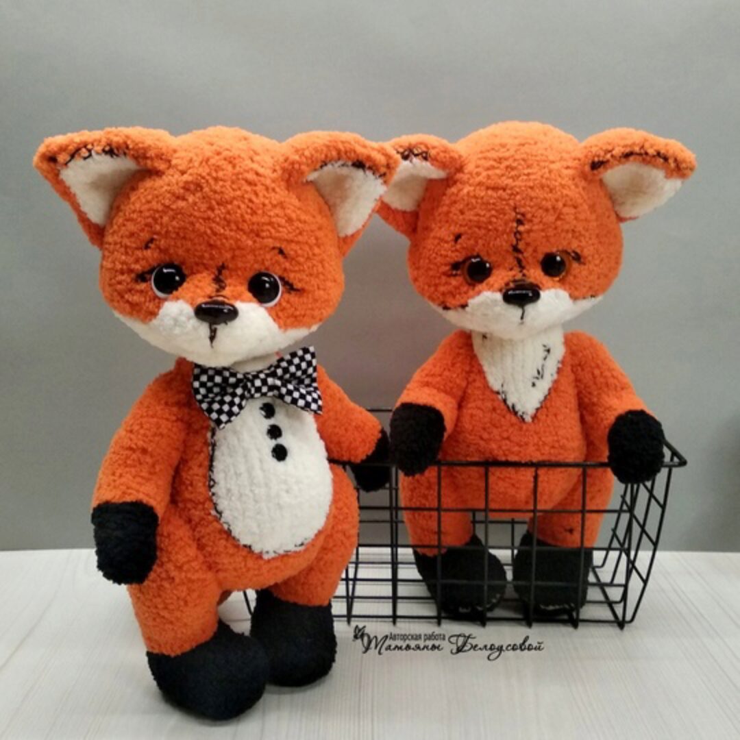 Лисенок Ванилька. Спицы (Татьяна Белоусова)