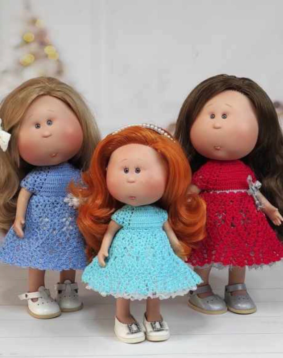 Ноэль. Вязание крючком для кукол Mia Nines D'Onil Мия 30 см и 23 см (Ольга Тиунчик)