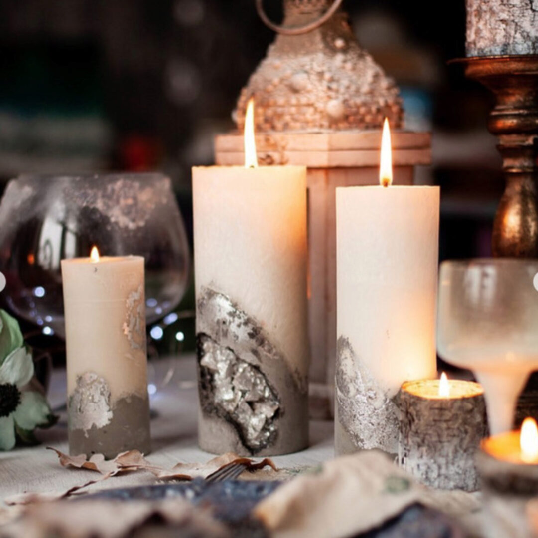 [Senzaria]  Бетонные свечи (Кристина Елизарова)