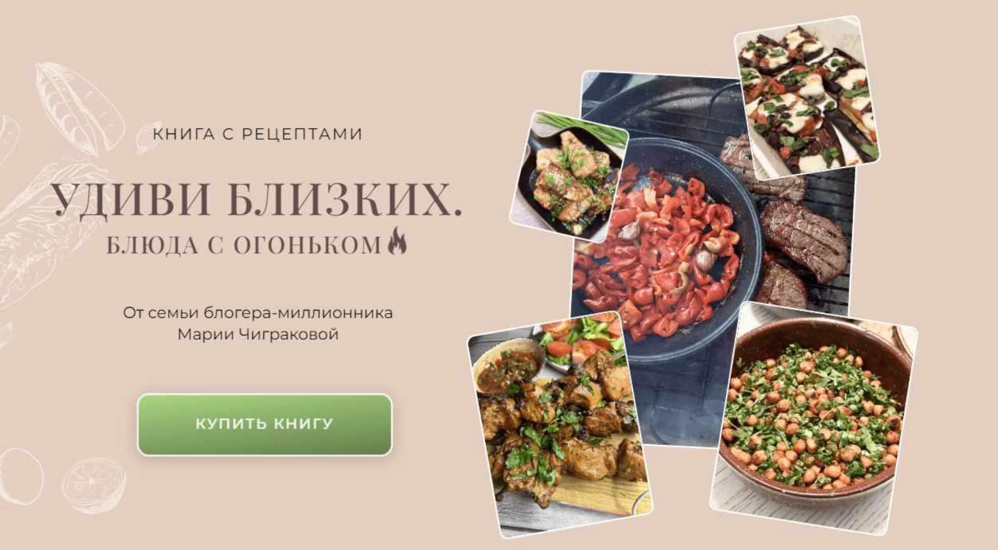 Книга с рецептами Удиви близких. Блюда с огоньком (chig_mary)