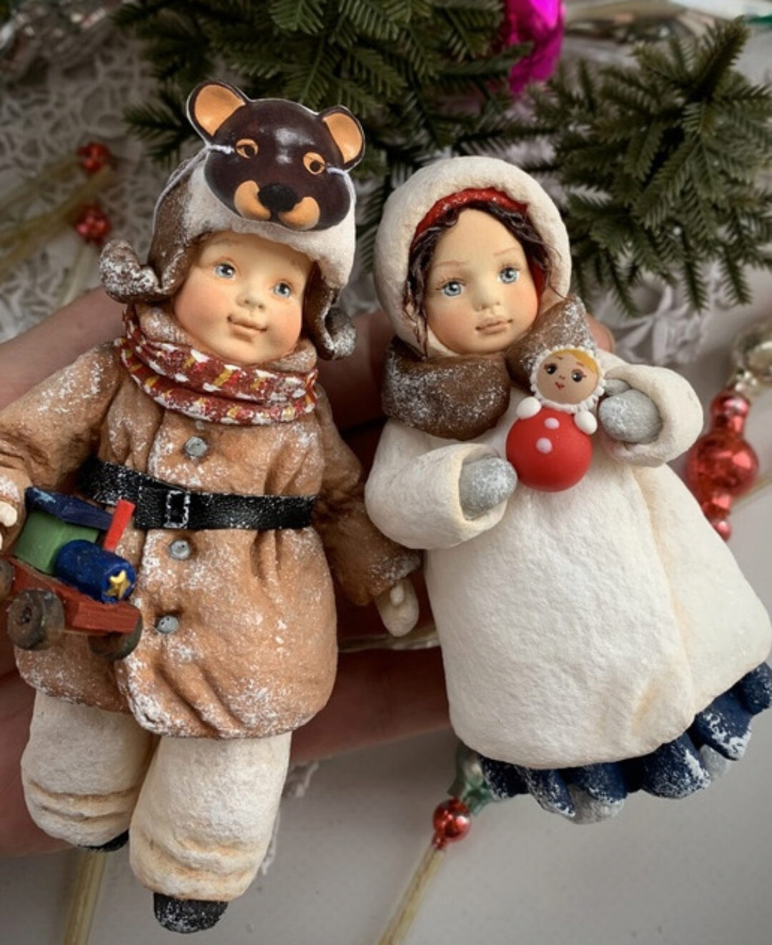 Ватная игрушка из коллекции Ребята СССР (Анна Ульянова)