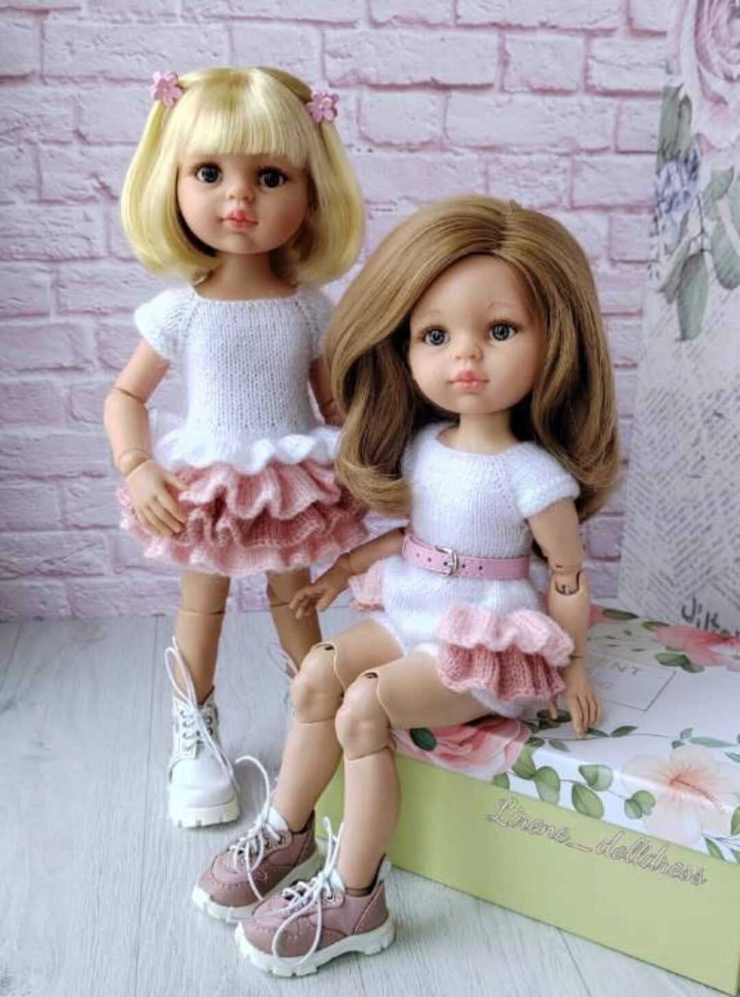 [Lirene Dolldress] Платье и комбинезон Дороти для кукол Паола Рейна 32 см