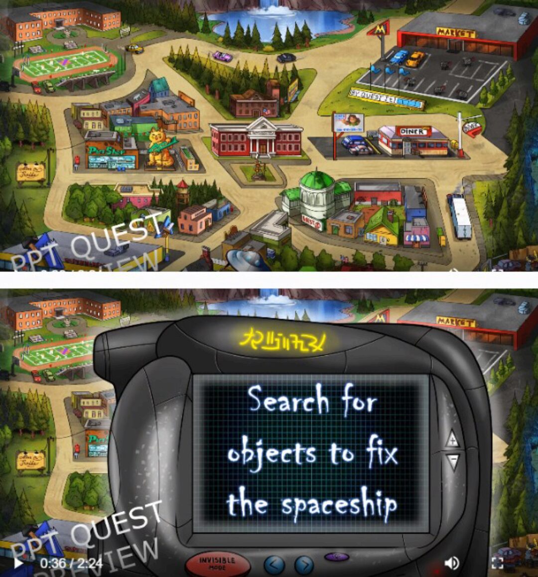 Редактируемая PPT версия Универсального квеста Aliens in Trouble (Екатерина Сташевская)