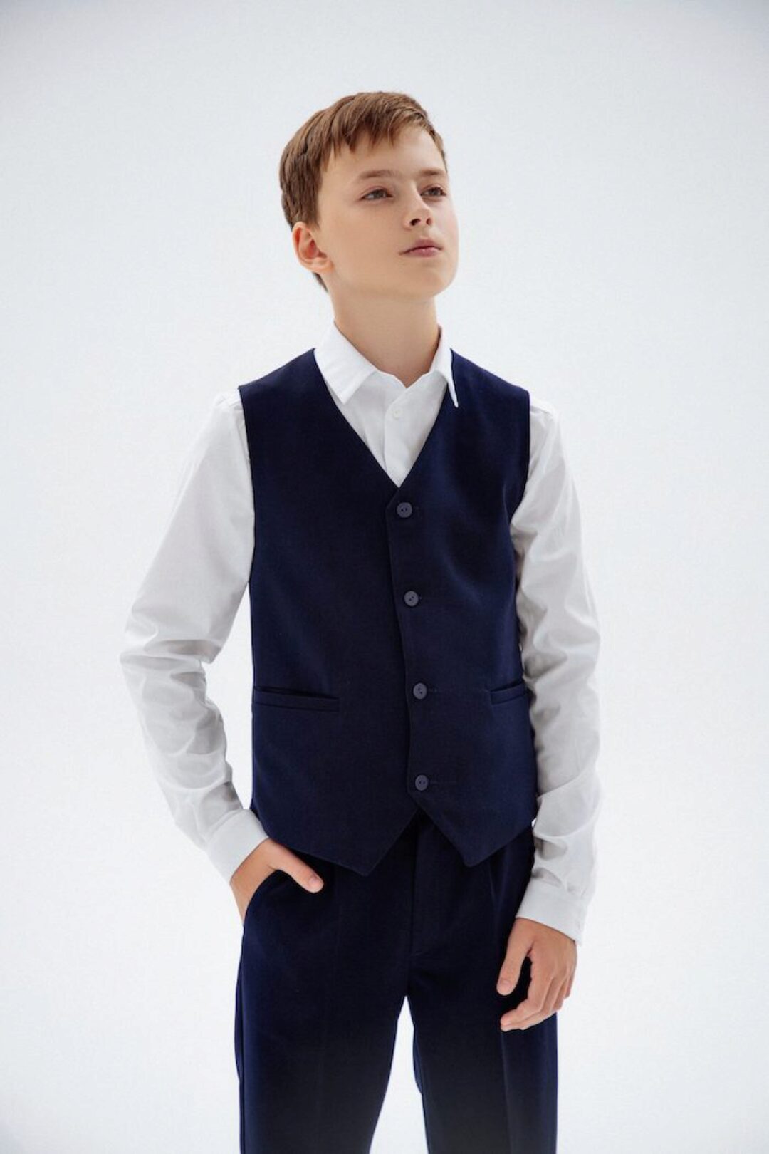 [Elina Patykova] Жилет Школьник — мальчики. Размеры 92-170  (Элина Патыкова)